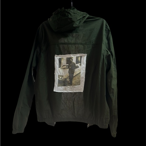 SNOOP DOGG olive green custom original hoodie zip jacket by Rachelle - Picture 6 of 6